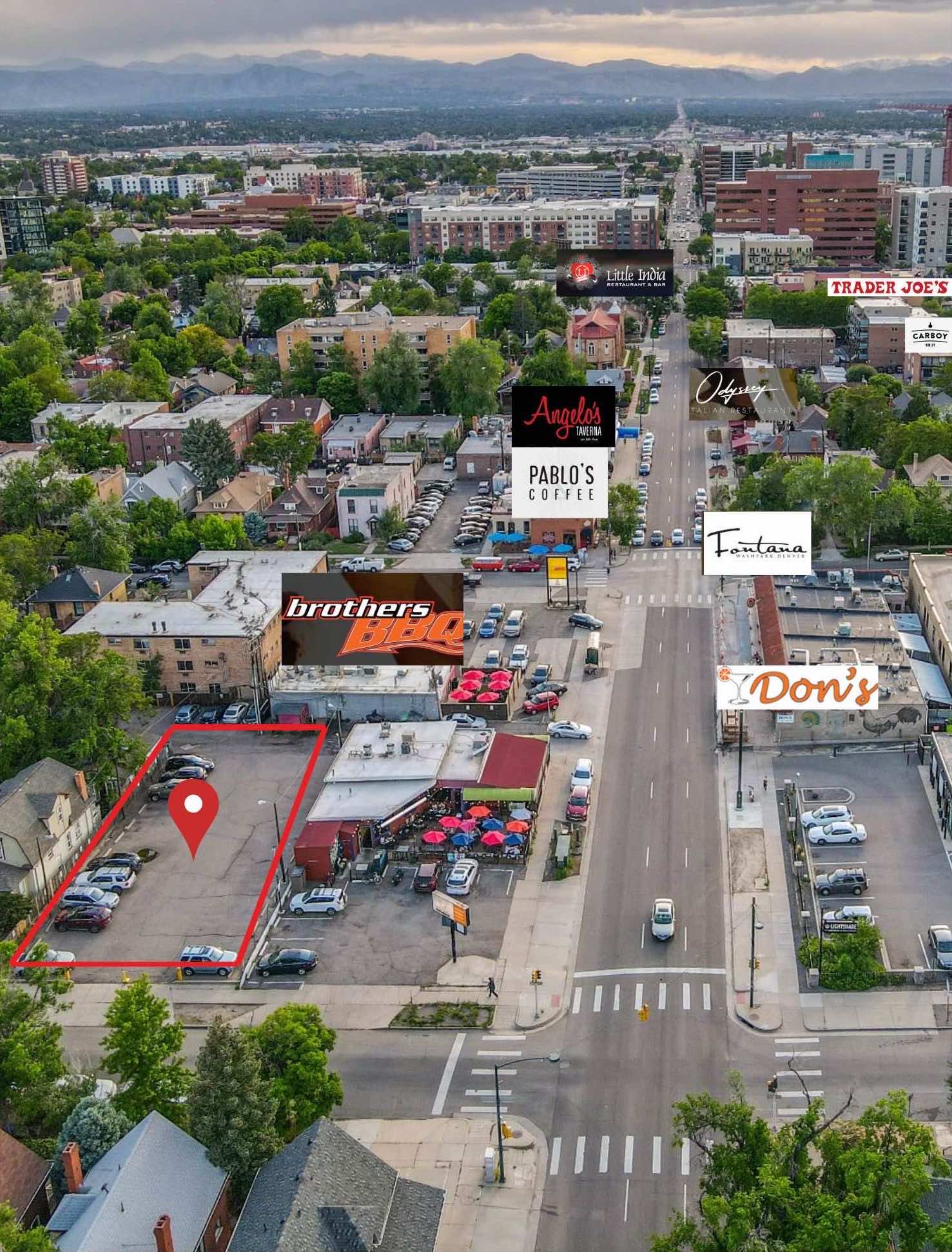 Washington St. Aerial View